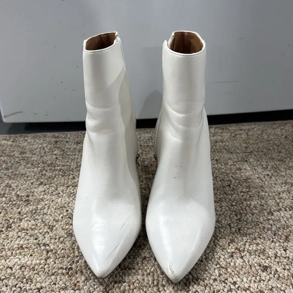 Madden Girl White Booties - Picture 2 of 9